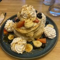 The Most Delicious Vegan Pancakes Ever..  at Pinch in South West London