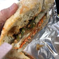 Bahn mi is delicious!!  at Public Market Cafe in Wheeling