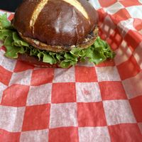 Black Bean Burger  at Public Market Cafe in Wheeling