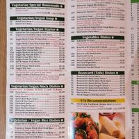 Menu at Miss Li's Kitchen Chinese & Malaysian Takeaway in Wednesbury