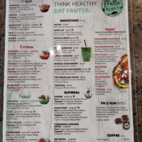 Fyi menu at Superfood Cafe in Indian Trail