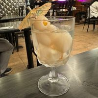 lychee martini   at The Asian Bistro in San Diego