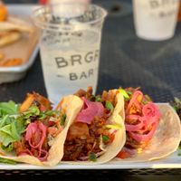 Vegan Jackfruit Tacos at BRGR Bar in Portsmouth