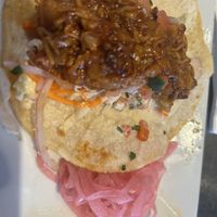 Pulled jackfruit taco appetizer  at BRGR Bar in Portsmouth