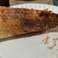 Lovely crisp crust bottom  at Moto Pizza in Falmouth