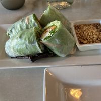 Vegan spring rolls  at Sabai in Eugene