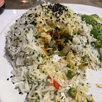 Risotto and Avocado 🥑 carpaccio at one plate   at Brac Libreria di Arte Contemporanea in Florence