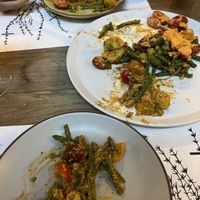 Green bean potato salad  at Brac Libreria di Arte Contemporanea in Florence