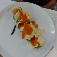 tortelloni ripieni at Brac Libreria di Arte Contemporanea in Florence