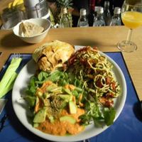 Piatto unico vegetarien at Brac Libreria di Arte Contemporanea in Florence