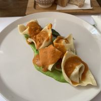Vegan homemade tortelloni   at Brac Libreria di Arte Contemporanea in Florence