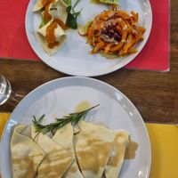 Selection of mains and salads at Brac Libreria di Arte Contemporanea in Florence