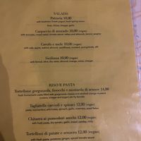 Menu on 18 Mar 2024 page 1 of 2  at Brac Libreria di Arte Contemporanea in Florence