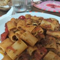 An interesting indian-inspired pasta... at Brac Libreria di Arte Contemporanea in Florence