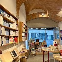 Great place to hang and to eat, the food was delicious   at Brac Libreria di Arte Contemporanea in Florence
