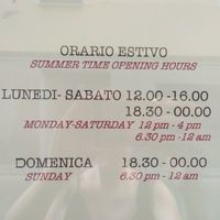 In the evening the kitchen opens at 7pm - reservations are recommended at Brac Libreria di Arte Contemporanea in Florence