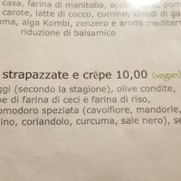 Menu at Brac Libreria di Arte Contemporanea in Florence