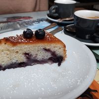 Good pie! (sorry, can't remember what is what made of, had coconut for sure) at Brac Libreria di Arte Contemporanea in Florence