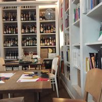 Interior view of the library and wine. at Brac Libreria di Arte Contemporanea in Florence