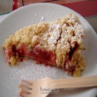 Fruit crumble at Brac Libreria di Arte Contemporanea in Florence