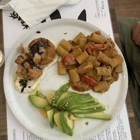 3 dishes menu (salad, pasta, special) at Brac Libreria di Arte Contemporanea in Florence