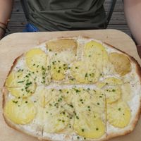 Erdapfel (potatoe & v-cheese) at Le Feu in Hannover