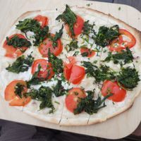 Spinat (spinach & tomatoe) at Le Feu in Hannover