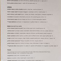 Menu 2 at Out of the Fire in Easton