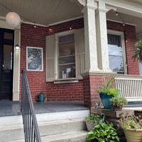 Entrance requires climbing steps. at Raw Power in Staunton