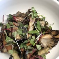 Smoky maitake mushroom at Liora in Baltimore