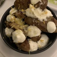 Fingerling potato side with aioli  at Liora in Baltimore