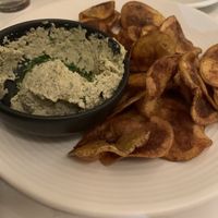 Chips and dip  at Liora in Baltimore