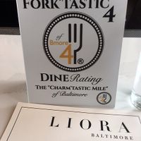 The Fork'tastic Four Dine Rating at Liora-Baltimore. at Liora in Baltimore