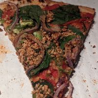 Veganista Pizza at Verrazzano Pizza in Half Moon Bay