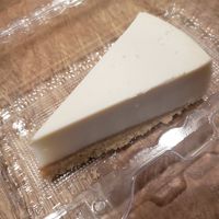 Vegan cheesecake at Verrazzano Pizza in Half Moon Bay