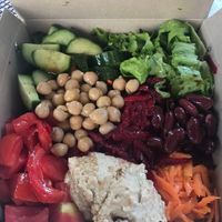 Vegan Protein Salad at Drop in Ohrid