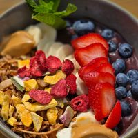 Big Açaí bowl at Lycka in Meilen