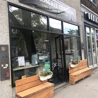 Outside at Pâtisserie Zébulon in Montreal