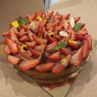 Tarte aux fraises  at Pâtisserie Zébulon in Montreal