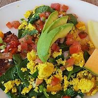tofu scramble for brunch at Grace's Table in Napa