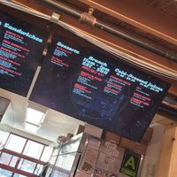 Menu at Vegan Bodega in New Britain