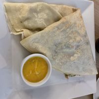 Smoked tofu crepe   at Naleśnikarnia Gramofon in Poznan