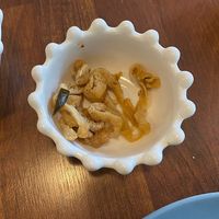 This tofu banchan deserved a close up!  at Mothers Table in Seoul