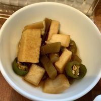 Pickled stuff, all in all nice selection of complimentary side dishes!  at Mothers Table in Seoul