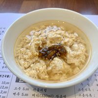 Tofu broth as starter!  at Mothers Table in Seoul