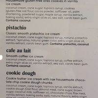 Flavor ingredients at Kate's Ice Cream in Portland