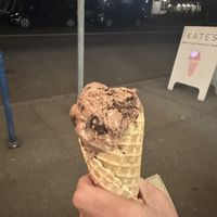 Chocolate brownie  at Kate's Ice Cream in Portland