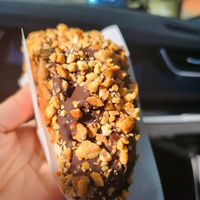 Choco taco with nuts at Kate's Ice Cream in Portland