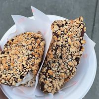 Ice cream taco  at Kate's Ice Cream in Portland