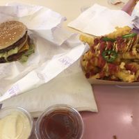 Menu with fries at Naked Burger - 6ème in Paris